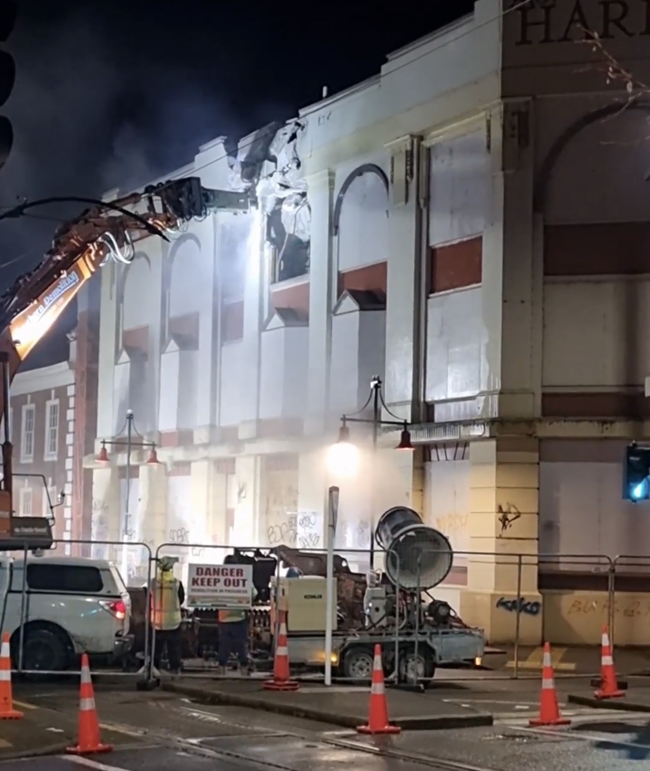 Harley Chambers Demolition Clears Cambridge Terrace Site For Approved Christchurch Hotel