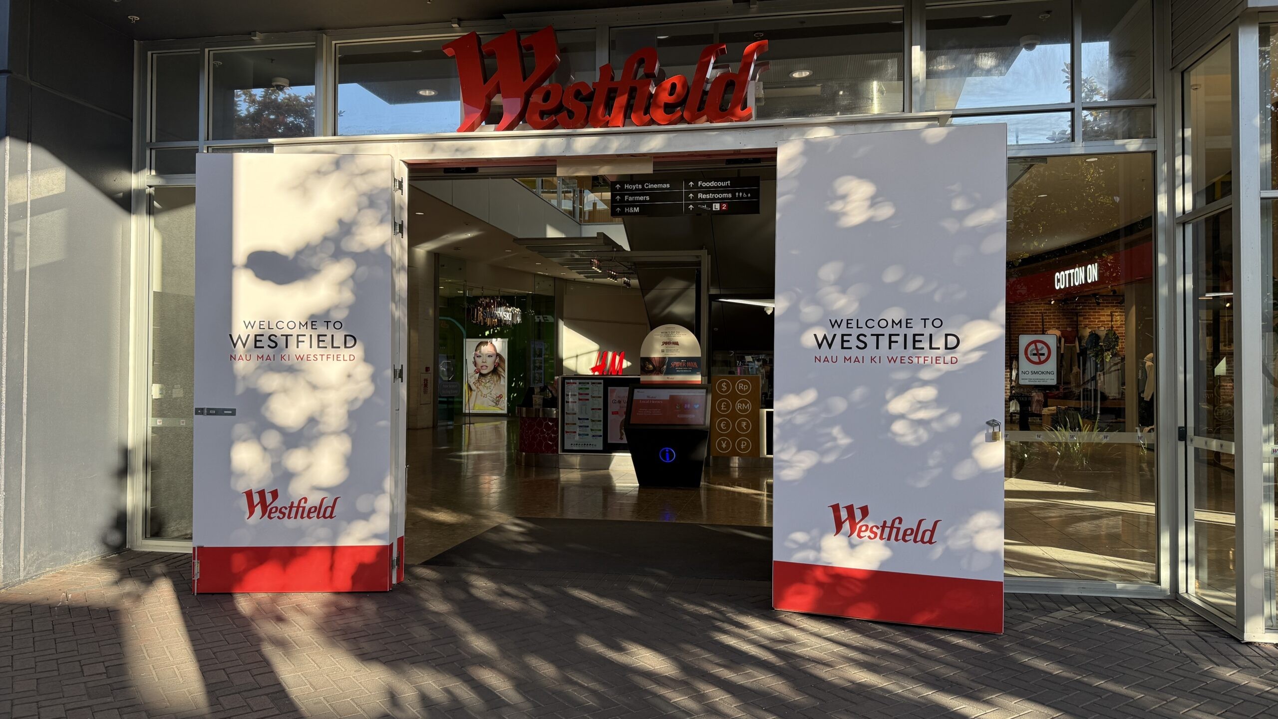 Two Youths Arrested After Westfield Riccarton Ram Raid Attempt