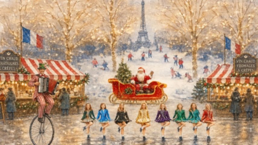European Mid-Winter Christmas Festival Brings Food And Snow To Riverside Market