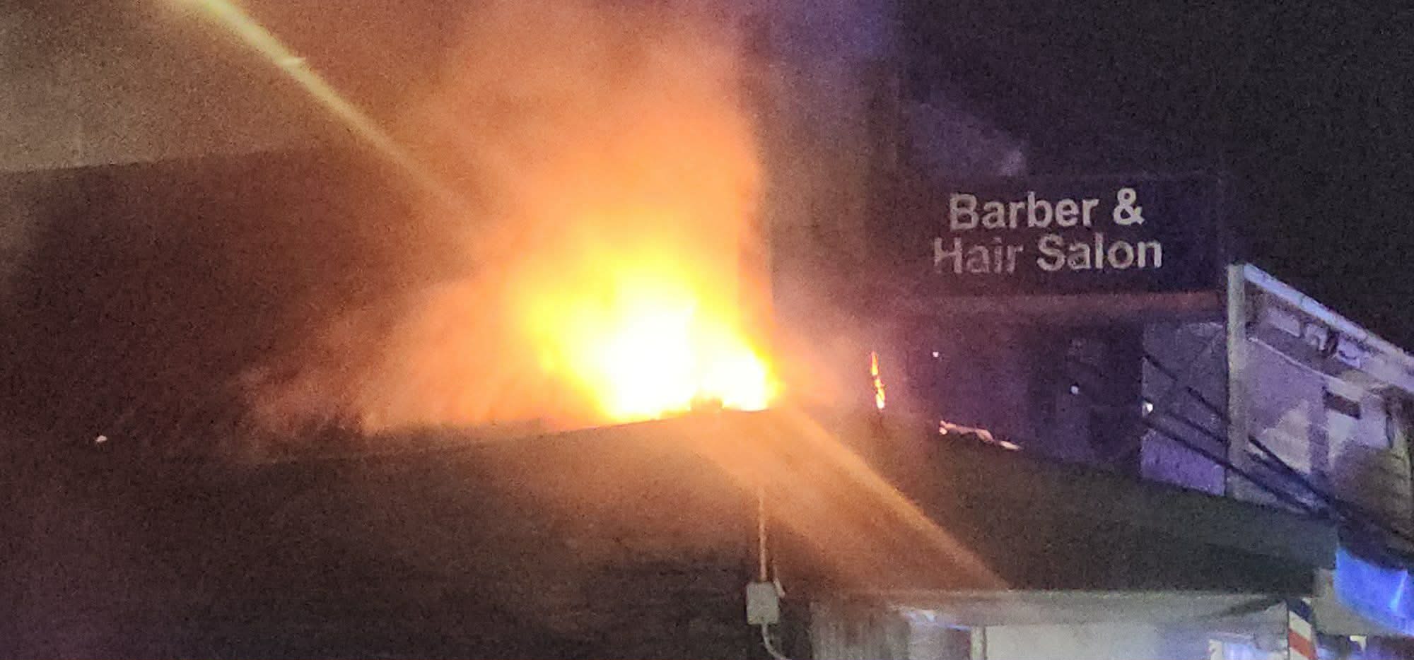 Fire Crews Battle Linwood Shops Blaze Near Olliviers Road And Cashel Street
