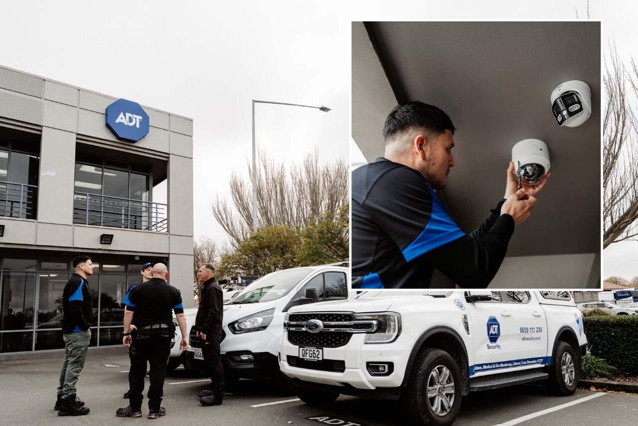 ADT Christchurch Installs Free Security System For Family-Run Plumbing Business After Three Burglaries