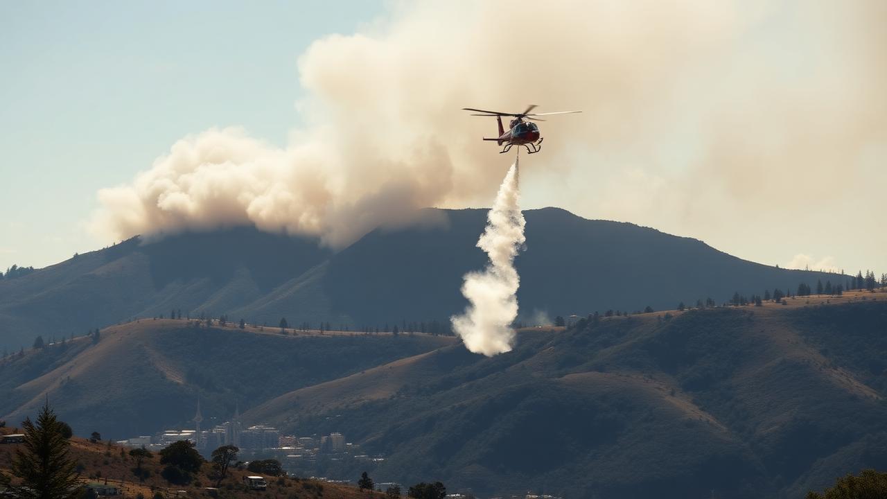 Port Hills Fire Forces Evacuations as Crews Battle Valentine's Day Blaze