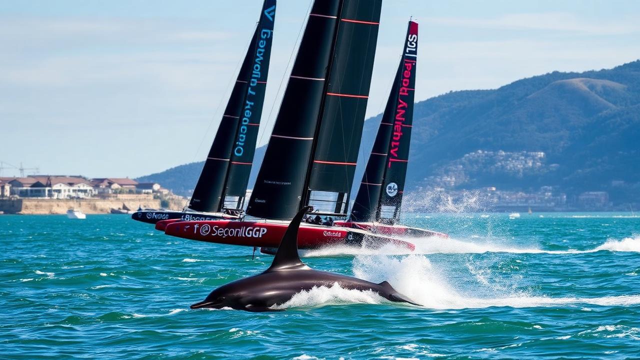 SailGP Puts Lyttelton Harbour on the World Stage - With a Dolphin Twist